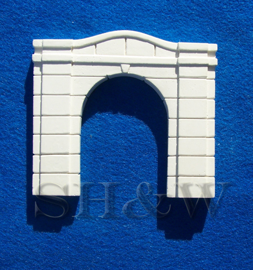 N Scale Arched Concrete Tunnel Portal – Short Hill & Western